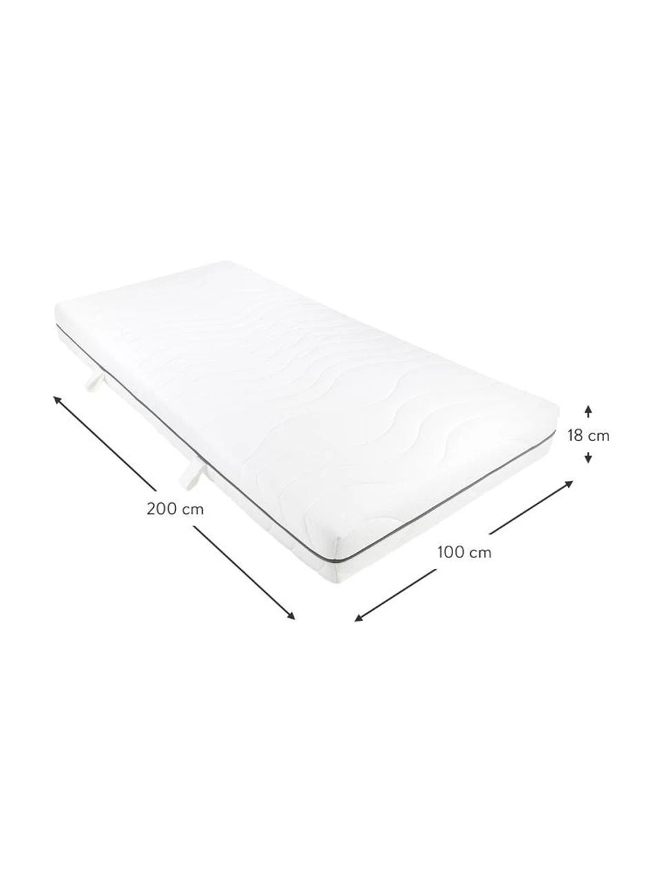 Traumwohl 7-Zonen-Kaltschaummatratze Alicja, 100 x 200 cm, Härtegrad H2Nur noch wenige verfügbar 2 Traumwohl 7-Zonen-Kaltschaummatratze Alicja, 100 x 200 cm, Härtegrad H2Nur noch wenige verfügbar – Bild 2