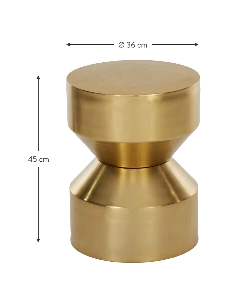 Westwing Collection Beistelltisch Juliana, Ø 36 x H 45 cm 3 Westwing Collection Beistelltisch Juliana, Ø 36 x H 45 cm – Bild 3