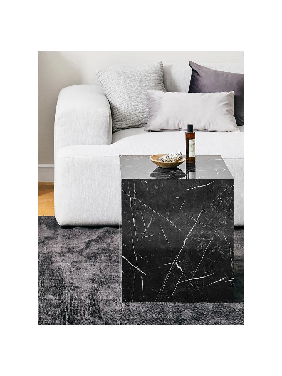 Westwing Collection Beistelltisch Lesley in Marmoroptik, B 45 x H 50 cm 3 Westwing Collection Beistelltisch Lesley in Marmoroptik, B 45 x H 50 cm – Bild 3