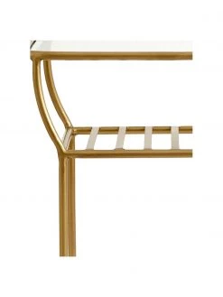 Nordal Beistelltisch Maeve mit Glasplatte, B 50 x H 45 cm -Schlafzimmer Verkäufe 2022 Beistelltisch Maeve mit Glasplatte 3