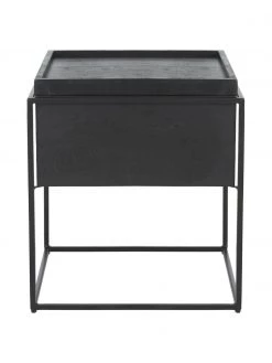 Westwing Collection Beistelltisch Theo mit Stauraum, B 45 x H 50 cm -Schlafzimmer Verkäufe 2022 Beistelltisch Theo mit Stauraum 3