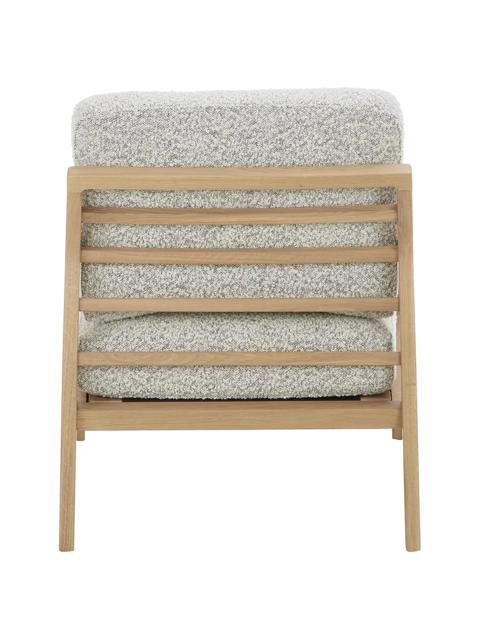 Westwing Collection Bouclé-Sessel Becky aus Eichenholz, B 73 x H 71 cm 6 Westwing Collection Bouclé-Sessel Becky aus Eichenholz, B 73 x H 71 cm – Bild 6