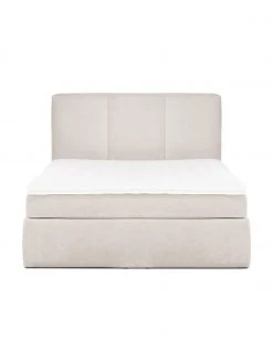 Westwing Collection Boxspringbett Oberon in Beige, 140 x 200 cm, Härtegrad H2 -Schlafzimmer Verkäufe 2022 Boxspringbett Oberon in Beige 3