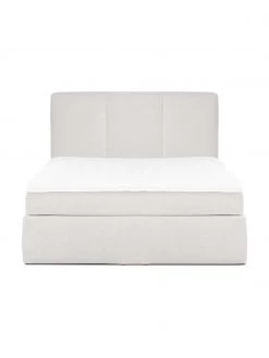 Westwing Collection Boxspringbett Oberon in Greige, 140 x 200 cm, Härtegrad H2 -Schlafzimmer Verkäufe 2022 Boxspringbett Oberon in Greige 2