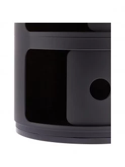 Kartell Design Container Componibili 3 Modules in Schwarz, Ø 32 x H 59 cm -Schlafzimmer Verkäufe 2022 Design Container Componibili 3 Modules in Schwarz 5