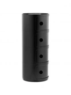 Kartell Design Container Componibili 4 Modules in Schwarz, Ø 32 x H 77 cm 6 Kartell Design Container Componibili 4 Modules in Schwarz, Ø 32 x H 77 cm -Schlafzimmer Verkäufe 2022 Design Container Componibili 4 Modules in Schwarz 2