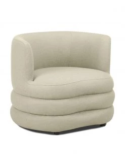 Westwing Collection Designer Bouclé-Sessel Solomon in Matcha-Grün, B 95 x T 80 cm