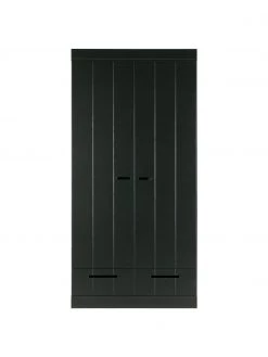 Drehtürenschrank Connect in Schwarz, 2-türig, B 94 x H 195 cmNur noch wenige verfügbar 11 Drehtürenschrank Connect in Schwarz, 2-türig, B 94 x H 195 cmNur noch wenige verfügbar -Schlafzimmer Verkäufe 2022 Drehturenschrank Connect in Schwarz 2 turig 5