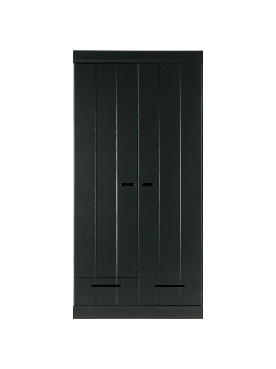 Drehtürenschrank Connect in Schwarz, 2-türig, B 94 x H 195 cmNur noch wenige verfügbar 6 Drehtürenschrank Connect in Schwarz, 2-türig, B 94 x H 195 cmNur noch wenige verfügbar – Bild 6