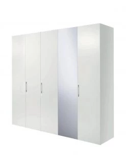 Drehtürenschrank Madison 5-türig mit Spiegeltür, inkl. Montageservice, B 252 x H 230 cm -Schlafzimmer Verkäufe 2022 Drehturenschrank Madison 5 turig mit Spiegeltur inkl Montageservice 2