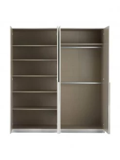 Drehtürenschrank Mia in Hellgrau, 4-türig, B 181 x H 210 cm 10 Drehtürenschrank Mia in Hellgrau, 4-türig, B 181 x H 210 cm -Schlafzimmer Verkäufe 2022 Drehturenschrank Mia in Hellgrau 4 turig 10