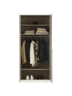 Drehtürenschrank Mia in Weiß, 2-türig, B 91 x H 210 cm 8 Drehtürenschrank Mia in Weiß, 2-türig, B 91 x H 210 cm -Schlafzimmer Verkäufe 2022 Drehturenschrank Mia in Weiss 2 turig 8