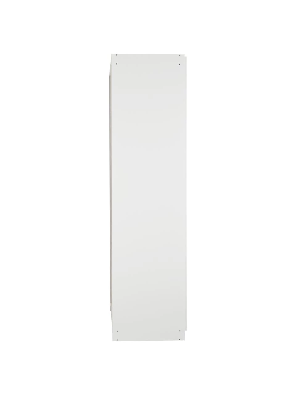Drehtürenschrank Mia in Weiß, 3-türig, B 136 x H 210 cm 5 Drehtürenschrank Mia in Weiß, 3-türig, B 136 x H 210 cm – Bild 5