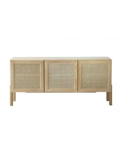 Westwing Collection Eichenholz-Sideboard Jolie mit Wiener Geflecht, B 160 x H 75 cm -Schlafzimmer Verkäufe 2022 Eichenholz Sideboard Jolie mit Wiener Geflecht 4