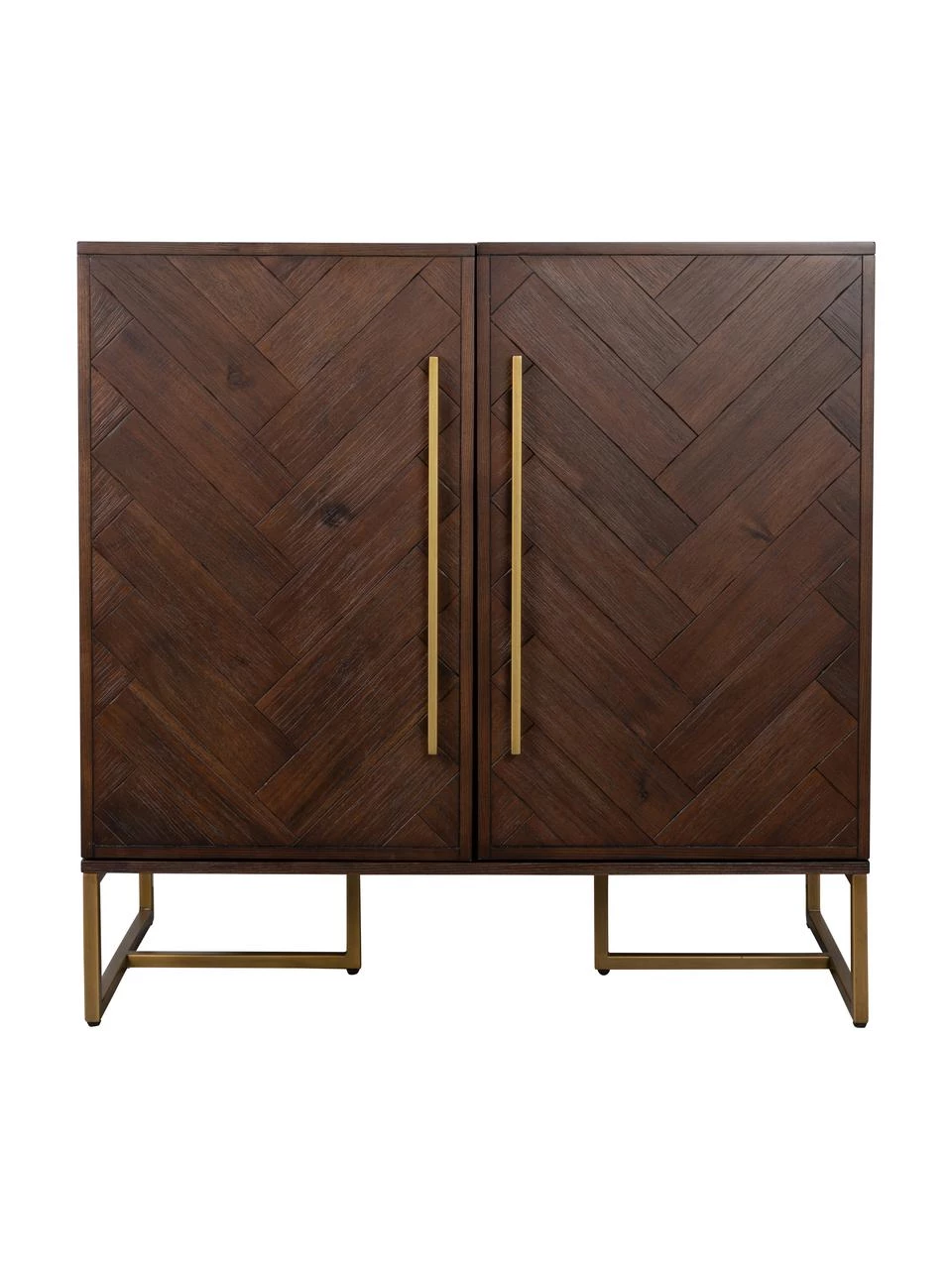 Dutchbone Fischgrät-Barschrank Class mit Akazienholzfurnier, B 100 x H 100 cm 4 Dutchbone Fischgrät-Barschrank Class mit Akazienholzfurnier, B 100 x H 100 cm – Bild 4