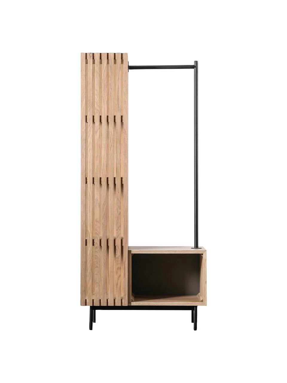 Garderobe Okayama aus Eichenholz, B 80 x H 175 cm 1 Garderobe Okayama aus Eichenholz, B 80 x H 175 cm