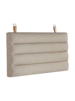 Jotex Gepolstertes Kopfteil Amsterdam mit Wandaufhängung in Beige, B 120 x H 60 cm