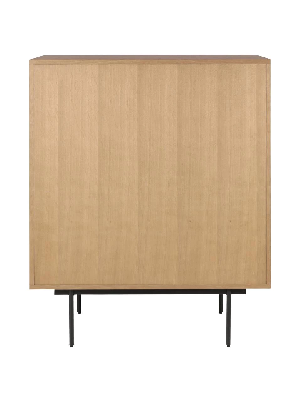Highboard Allure mit Schublade und Türen aus Eichenholzfurnier, B 100 x H 120 cm 3 Highboard Allure mit Schublade und Türen aus Eichenholzfurnier, B 100 x H 120 cm – Bild 3