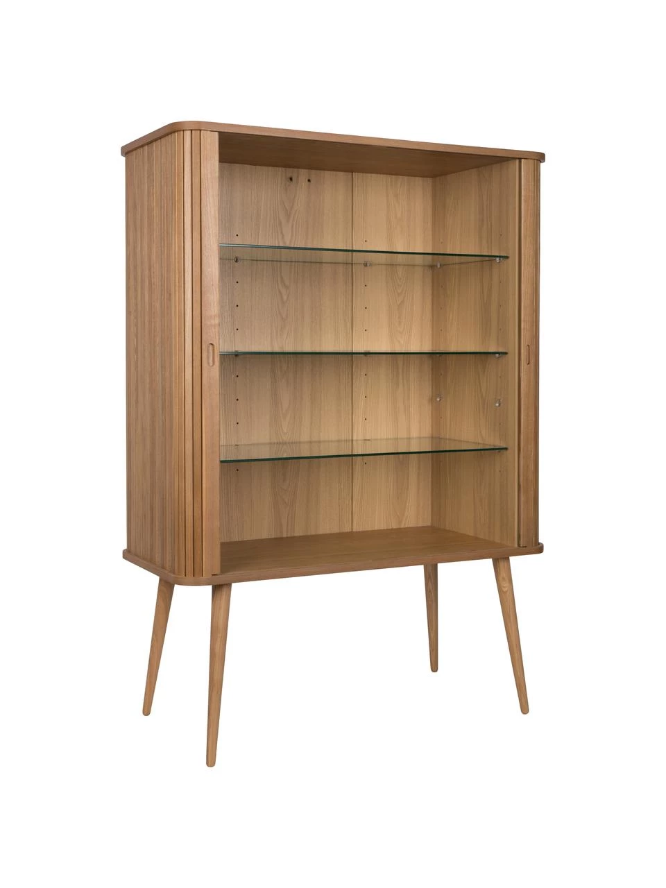 Zuiver Highboard Barbier mit Schiebetür und geriffelter Front, B 100 x H 140 cm 6 Zuiver Highboard Barbier mit Schiebetür und geriffelter Front, B 100 x H 140 cm – Bild 6