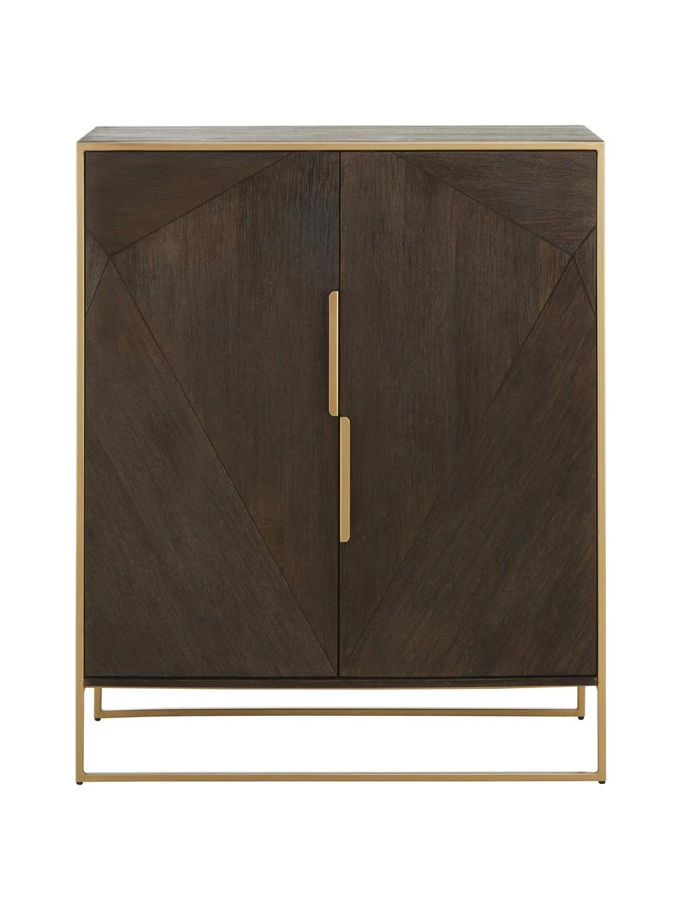 Westwing Collection Highboard Harry aus massivem Mangoholz, B 100 x H 120 cm 3 Westwing Collection Highboard Harry aus massivem Mangoholz, B 100 x H 120 cm – Bild 3