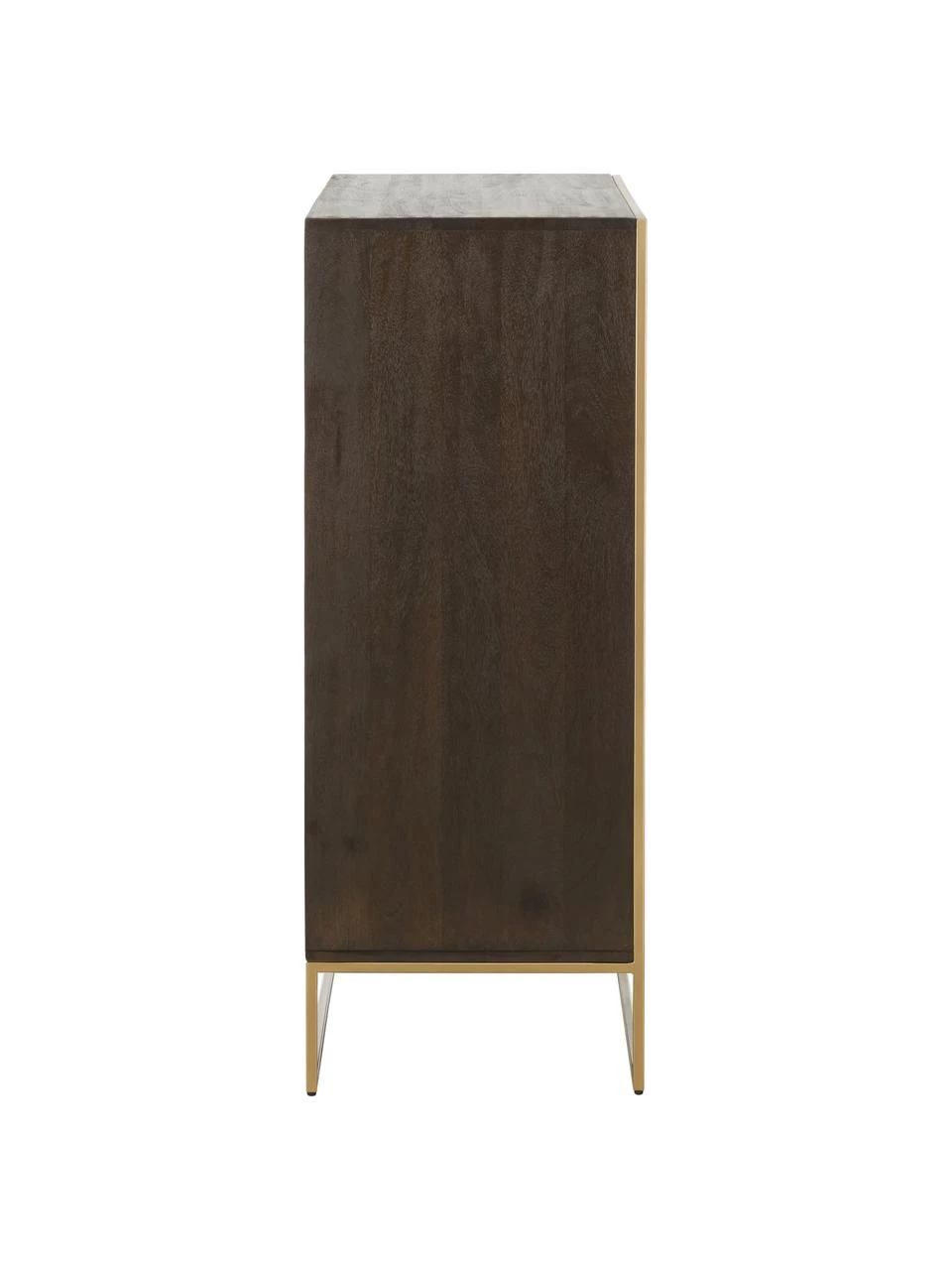 Westwing Collection Highboard Harry aus massivem Mangoholz, B 100 x H 120 cm 4 Westwing Collection Highboard Harry aus massivem Mangoholz, B 100 x H 120 cm – Bild 4