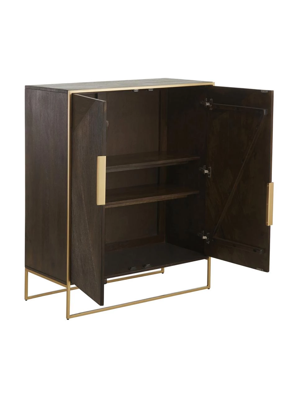 Westwing Collection Highboard Harry aus massivem Mangoholz, B 100 x H 120 cm 6 Westwing Collection Highboard Harry aus massivem Mangoholz, B 100 x H 120 cm – Bild 6