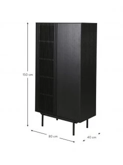 Highboard Mojo mit geriffelter Front, B 80 x H 150 cm -Schlafzimmer Verkäufe 2022 Highboard Mojo mit geriffelter Front 2