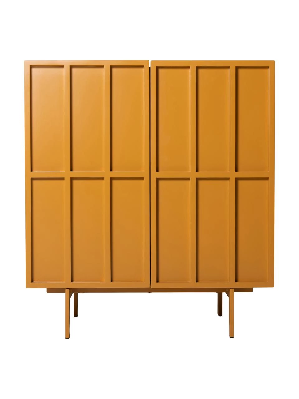 HKliving Highboard Pebble in Orange, B 80 x H 89 cm 1 HKliving Highboard Pebble in Orange, B 80 x H 89 cm