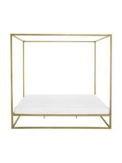 Westwing Collection Himmelbett Belle aus Metall in Gold, 160 x 200 cm -Schlafzimmer Verkäufe 2022 Himmelbett Belle aus Metall in Gold 4