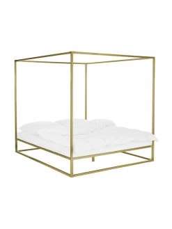 Westwing Collection Himmelbett Belle aus Metall in Gold, 160 x 200 cm -Schlafzimmer Verkäufe 2022 Himmelbett Belle aus Metall in Gold 5