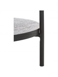 Westwing Collection Holz-Beistelltisch Renee in Schwarz, Ø 44 x H 49 cm -Schlafzimmer Verkäufe 2022 Holz Beistelltisch Renee in Schwarz 5