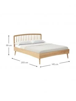 Westwing Collection Holzbett Signe mit Kopfteil, 140 x 200 cm 10 Westwing Collection Holzbett Signe mit Kopfteil, 140 x 200 cm -Schlafzimmer Verkäufe 2022 Holzbett Signe mit Kopfteil 4