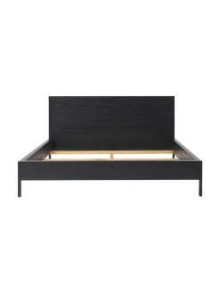 Westwing Collection Holzbett Tammy mit Kopfteil in Schwarz, 140 x 200 cm 11 Westwing Collection Holzbett Tammy mit Kopfteil in Schwarz, 140 x 200 cm -Schlafzimmer Verkäufe 2022 Holzbett Tammy mit Kopfteil in Schwarz 5