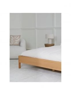 Westwing Collection Holzbett Tammy ohne Kopfteil in Hellbraun, 140 x 200 cm -Schlafzimmer Verkäufe 2022 Holzbett Tammy ohne Kopfteil in Hellbraun 2