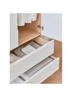 Westwing Collection Kleiderschrank Cassy in Weiß, 2-türig, B 100 x H 195 cm -Schlafzimmer Verkäufe 2022 Kleiderschrank Cassy in Weiss 2 turig 2