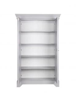 Kleiderschrank Isabel aus Holz in Betongrau, 2-türig, B 118 x H 191 cm -Schlafzimmer Verkäufe 2022 Kleiderschrank Isabel aus Holz in Betongrau 2 turig 3