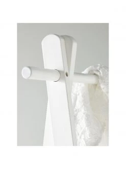 Kleiderst&auml;nder Cloe aus Eichenholz in Wei&szlig;, B 91 x H 159 cm -Schlafzimmer Verkäufe 2022 Kleiderstander Cloe aus Eichenholz in Weiss 2