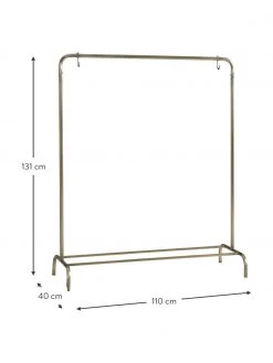 Kleiderständer Industri aus Metall in Goldfarben, B 110 x H 131 cm -Schlafzimmer Verkäufe 2022 Kleiderstander Industri aus Metall in Goldfarben 2