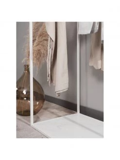 Westwing Collection Kleiderstange Pacey in Weiß mit Marmor-Optik, B 120 x H 152 cm -Schlafzimmer Verkäufe 2022 Kleiderstange Pacey in Weiss mit Marmor Optik 2