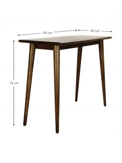 Westwing Collection Konsole Oscar aus massivem Mangoholz, B 110 x T 40 cm -Schlafzimmer Verkäufe 2022 Konsole Oscar aus massivem Mangoholz 2