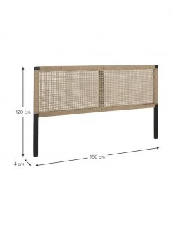 Kopfteil Land in Beige, B 180 x H 120 cm -Schlafzimmer Verkäufe 2022 Kopfteil Land in Beige 2