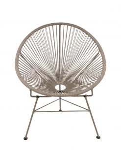 Westwing Collection Loungesessel Bahia aus Kunststoff-Geflecht in Taupe, B 81 x T 73 cm -Schlafzimmer Verkäufe 2022 Loungesessel Bahia aus Kunststoff Geflecht in Taupe 5