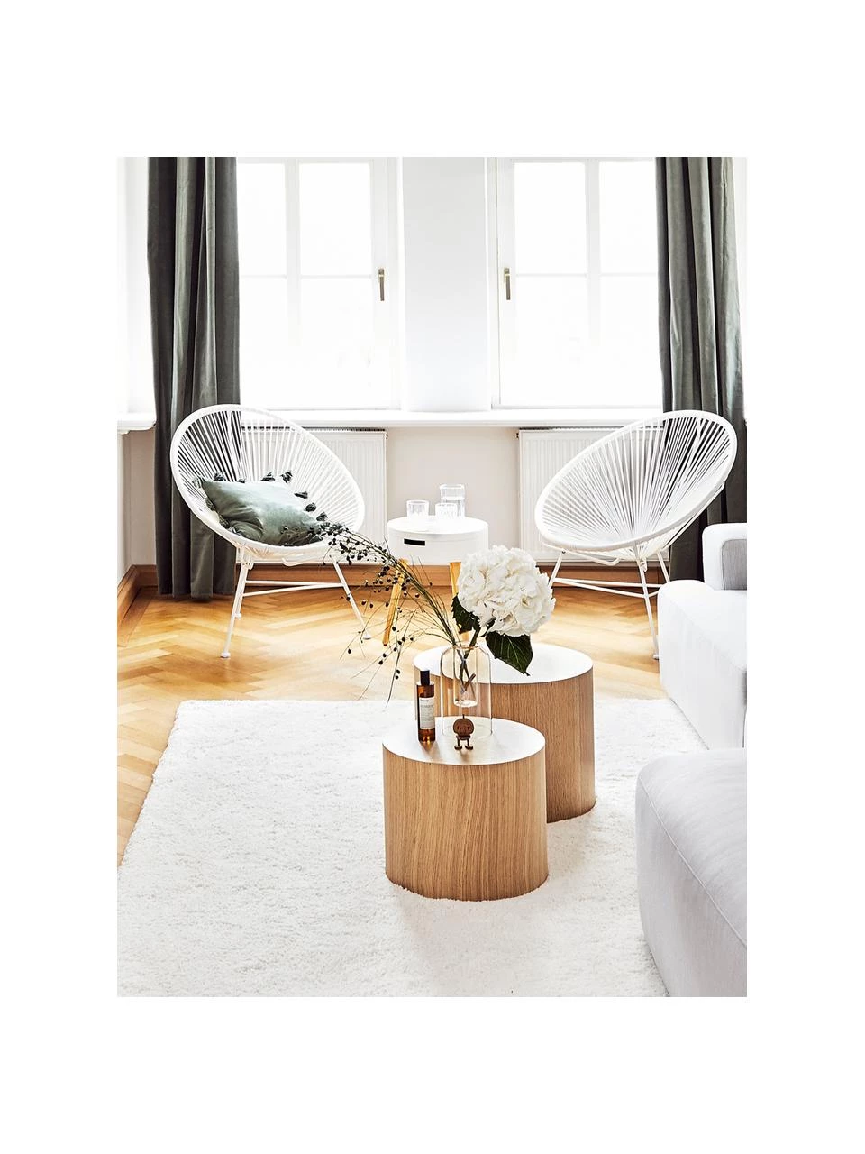 Westwing Collection Loungesessel Bahia aus Kunststoff-Geflecht in Weiß, B 81 x T 73 cm 3 Westwing Collection Loungesessel Bahia aus Kunststoff-Geflecht in Weiß, B 81 x T 73 cm – Bild 3