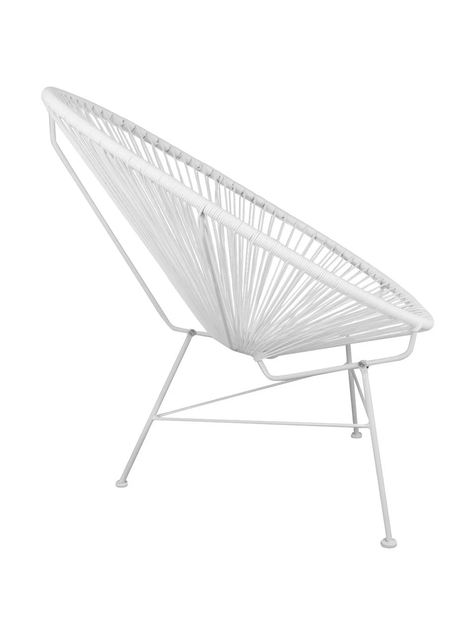 Westwing Collection Loungesessel Bahia aus Kunststoff-Geflecht in Weiß, B 81 x T 73 cm 6 Westwing Collection Loungesessel Bahia aus Kunststoff-Geflecht in Weiß, B 81 x T 73 cm – Bild 6