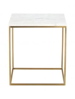 Westwing Collection Marmor-Beistelltisch Alys, B 45 x H 50 cm -Schlafzimmer Verkäufe 2022 Marmor Beistelltisch Alys 3