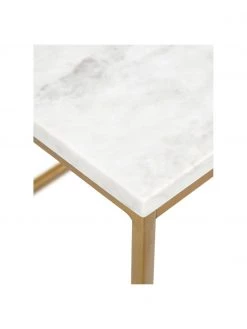 Westwing Collection Marmor-Beistelltisch Alys, B 45 x H 50 cm -Schlafzimmer Verkäufe 2022 Marmor Beistelltisch Alys 4