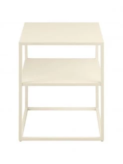 Westwing Collection Metall-Beistelltisch Neptun mit Ablage in Beige, B 45 x T 40 cm -Schlafzimmer Verkäufe 2022 Metall Beistelltisch Neptun mit Ablage in Beige 5