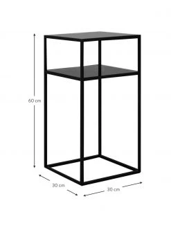 Metall-Beistelltisch Tensio in Schwarz, B 30 x T 30 cm -Schlafzimmer Verkäufe 2022 Metall Beistelltisch Tensio in Schwarz 2