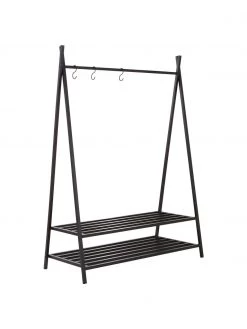 Jotex Metall-Garderobe Preston in Schwarz, B110 x H 150 cm