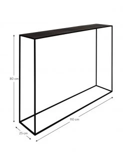 Metall-Konsole Expo in Schwarz, B 110 x T 25 cm -Schlafzimmer Verkäufe 2022 Metall Konsole Expo in Schwarz 2